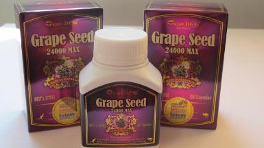 Grape Seed Extract 24,000 mg. เมล็ดองุ่นสกัด 180เม็ด ราคา 1850-1350 บาท